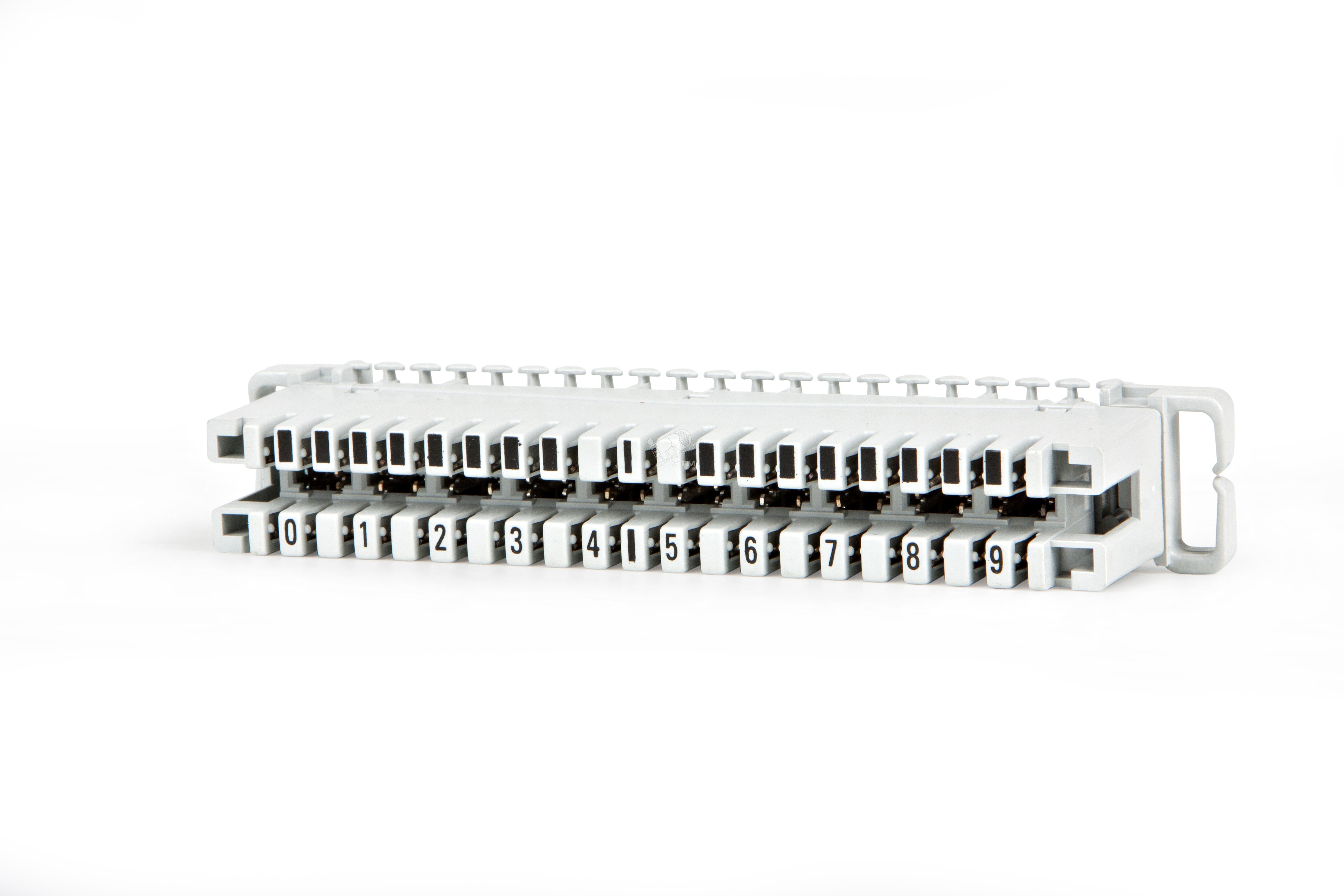 KR-PL-10-CON-0 Плинт соединительный на 10 пар
