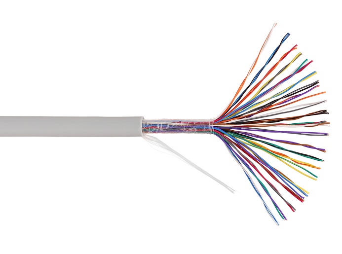 NKL 5120A-GY Кабель UTP 25 пар, Кат.3, внутренний, PVC серый