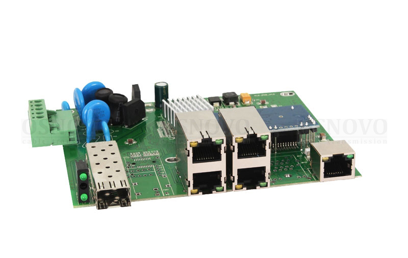 SW-40501/IC-P Бескорпусной промышл. PoE коммутатор на 6 портов (4PoE+1FE+1SFP)
