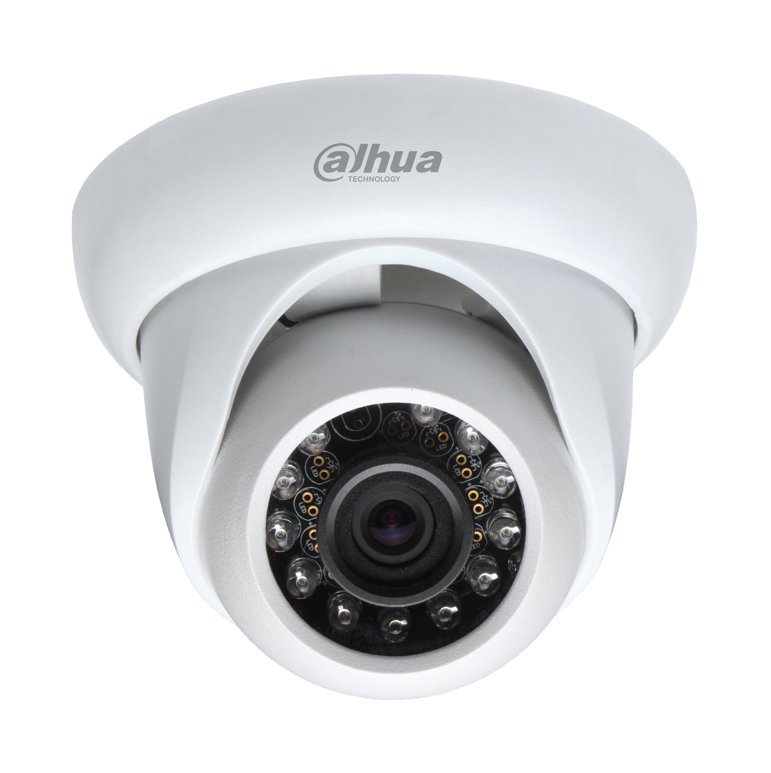 HAC-HDW1100SP-0360B Купольная HDCVI видеокамера 1Mp, 3.6мм с ИК (720p)