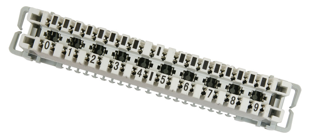 Cabeus CM-10P Плинт соединительный на 10 пар, маркировка 0-9