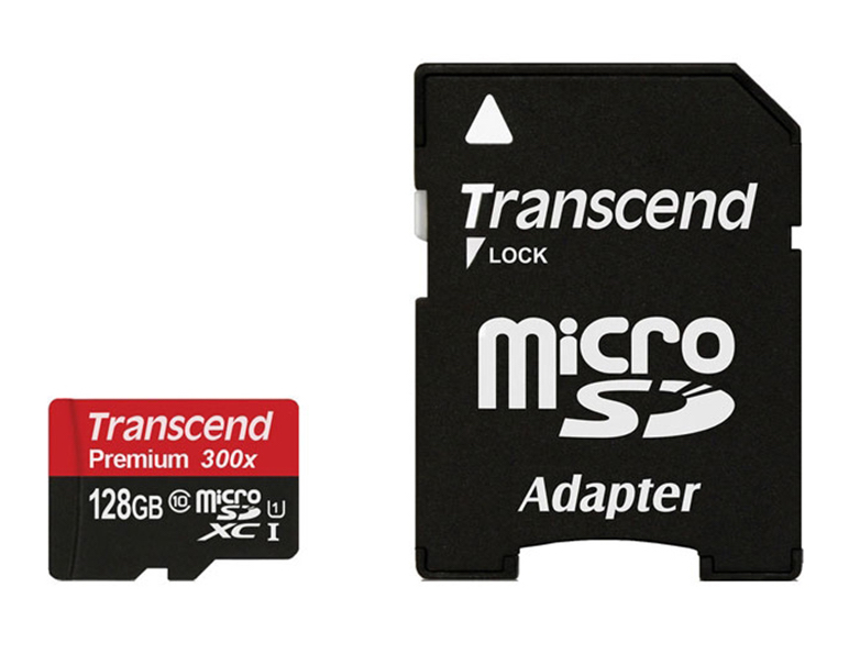 TS128GUSDU1 Карта памяти micro SDXC 128Gb Class 10 UHS-I+ADP