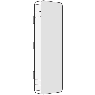 LAN 80x40 Заглушка короба торцевая