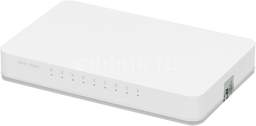 DGS-1008C/A1A Гигабитный коммутатор на 8 портов