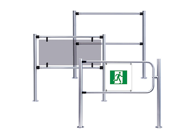 PERCo-BH02 2-01 Стойка ограждения двухсторонняя