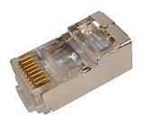 RJ-45 CAT5e разъем 8P-8C для компьютерных сетей, с экраном (05-1023)